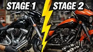 Harley Stage 1 vs Stage 2 &mdash; Power, Cost, and What You Actually Feel