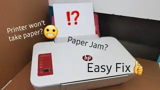 Устранение неполадок с подачей бумаги в принтере HP Deskjet 2540 2541 2542 2543 2544 2545 2546 2547