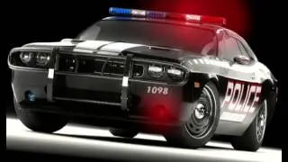 Police car Siren and Lights (Animated) HD