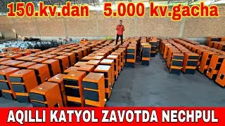 AQILLI  KATIYOLLAR  ZAVOTDAN  QANCHAGA  TAYYOR  BO'LADI ( TELEFONDAN BOSHQARUV MAVJUD ) #katyol 