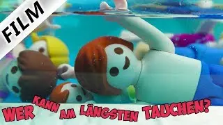 Playmobil Film Deutsch TAUCH-WETTBEWERB BEI FAMILIE VOGEL IM POOL! WER TAUCHT AM LÄNGSTEN? JULIAN?