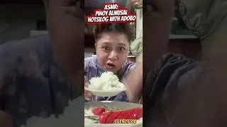 Mukbang ASMR Pinoy Almusal!!Hotsilog With Adobong Puso ng Saging!!