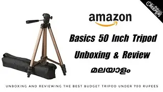 AmazonBasics 50 Inch Tripod Malayalam Review | Best Tripod Under 600 Rupees | &copy;Mallucreepers