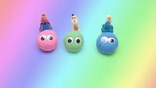 DIY Kinetic Sand Emojis with Frozen's Anna, Elsa, and Olaf!