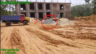 Amazing Sand Unloading