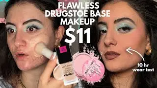 Wet n Wild Photofocus Foundation + Blurring Powder on Acne & Textured Skin