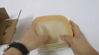LEKOCH Bamboo Fibre Salad Bowl Eco-Friendly Set Packaging