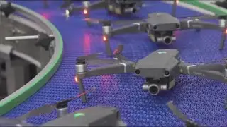 ► Travel-Drone 🔴 Fabrica de Drones de Dji - Factory Drones Tour showing the production of the DJI