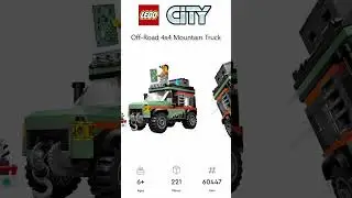 PREVIEW: LEGO CITY, Off-Road 4x4 Mountain Truck, Set 60447, LEGO 2025