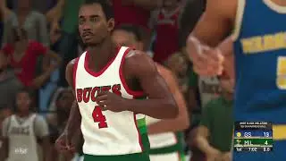2K22 NBA｜Classic League match｜'90-'91 Golden State Warriors vs '84-'85 Milwaukee Bucks