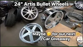 Assembling and mounting tires 24&rdquo; Artis Bullet 2 Piece Staggered Offset Wheels 🛞 