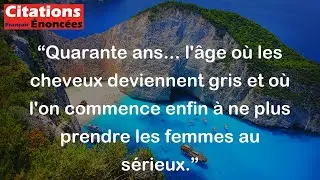 Henri Jeanson - Quarante ans... l'&acirc;ge o&ugrave; les cheveux deviennent gris et o&ugrave; l'on commence enfin &agrave; ne