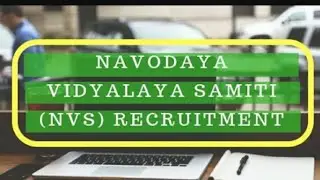 Navodaya Vidyalaya NVS PGT, Other Post Online Form 2019