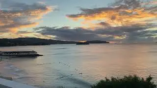 Secrets St. Lucia, Sunset from the Preferred Club Pool Bar 12/2/2025
