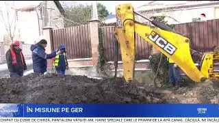 Muncă în ger: echipele Apă-Canal și Termoelectrica intervin zilnic pentru a menține utilitățile