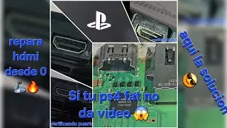 Ps4 fat no da imagen solucionalo facil diagnóstico y solucion de la falla 🔥