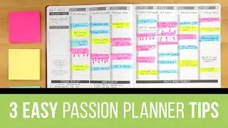 Planner Hacks: 3 Easy Passion Planner Tips