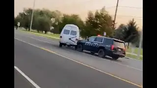Wild police chase in Idaho Falls ends with driver crashing in roundabout