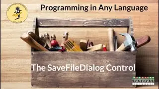 The SaveFileDialog Control