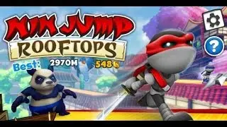 NinJump Rooftops iPad App Review (Gameplay)