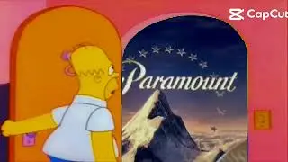 Paramount DVD logo Simpson door
