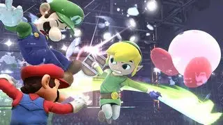 Super Smash Bros 4 Characters: Toon Link Trailer (WII U / 3DS Gameplay Screenshots) 【All HD】