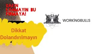 WorkingBulls Antalya dolandırıcılık ! DİKKAT (Ger&ccedil;ek Deneyim)