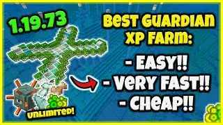 BEST GUARDIAN XP FARM EVER!! (VERY FAST!) In Minecraft Bedrock 1.20
