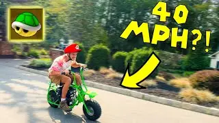 212cc Predator MiniBike tears up the Suburbs