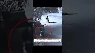 Two men caught keeping explosives outside Ajnala Police Station on CCTV
