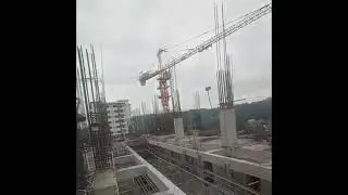Sitwasyon ng mga trabahador nang nasa itaas ng isang ginagawang gusali sa Davao City nang lumindol.