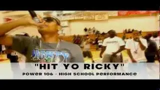 WHOKID WOODY - YOUNG ACE - EARL SWAVEY | HIT YO RICKY POWER 106 HIGH SCHOOL PERFORMANCE