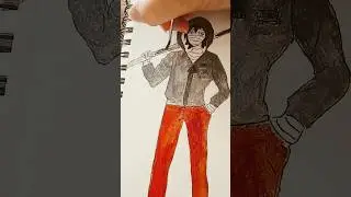#drawing #angelsofdeathe #animecharacter #tutorial #zack+ray#anime #painting #art