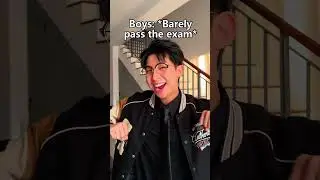 The difference between boys and girls in exam