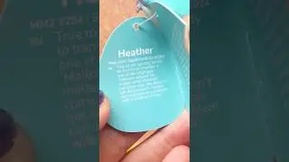 Hello Heather ❤️ Squishmallows Micromallows quirky ASMR unboxing #squishmallows #asmrunboxing #cute