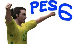 playin' a lil' bit of pes6 - brazil vs argentina