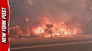 Massive Wildfire Devastates Historic California Mining Town