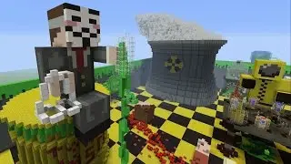 Minecraft PS3 / PS4 HUNGER GAMES SURVIVAL! - Toxic Wasteland Potion Laboratory