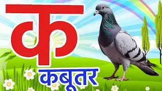 K se Kabutar | क से कबूतर |  ABC Song | Kids Learning Video | Munna Mammy Pathshala| Hindi Varnmala 