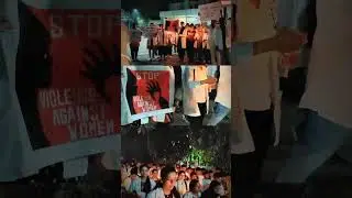 Protest at RIMS Ranchi against the shameful act happened at RGKar medical college#rimsranchi#justice