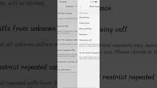 how to block harassing call/block voice phishing /#shorts