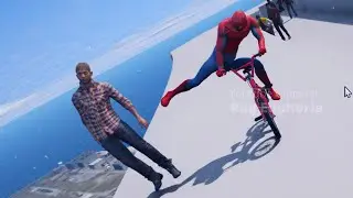 GTA 5 Water | Spiderman Parkour Ragdolls chapter.14 (Rag Euphoria Physics)