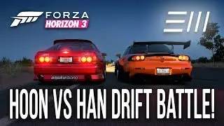 Forza Horizon 3 - HOONigan vs HAN's RX7!!! - DRIFT BATTLE [Hoonigan Car Pack]