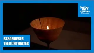 Der besondere Teelichthalter//hauchdünn drechseln