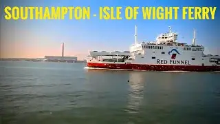 Red Jet Fast Ferry Southampton - Isle of Wight 2011 + Cowes Floating Bridge & Fawley Power Station