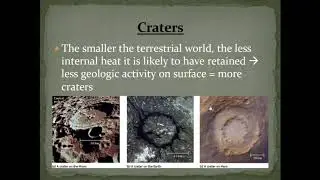 Comparative Planetology Lecture