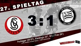 SK Vorwärts Steyr vs. SK Sturm Graz Amateure 3:1 (1:0) | Spieltag 27