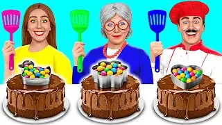 Я против Бабушки Челлендж с Шоколадной Едой | Вкусные Кухонные Рецепты от Choco DO
