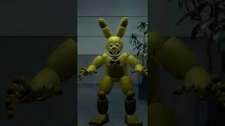 Gmod FNAF Shorts | A Night With Spring Bonnie! | #shorts