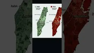 Gaza Then vs. Now &ndash; Shocking Satellite Footage 🛰️ #Shorts